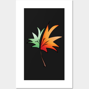 Maple Leaf - Changing of the seasons Posters and Art